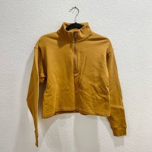 Girlfriend Collective 50/50 Half-Zip Sweatshirt